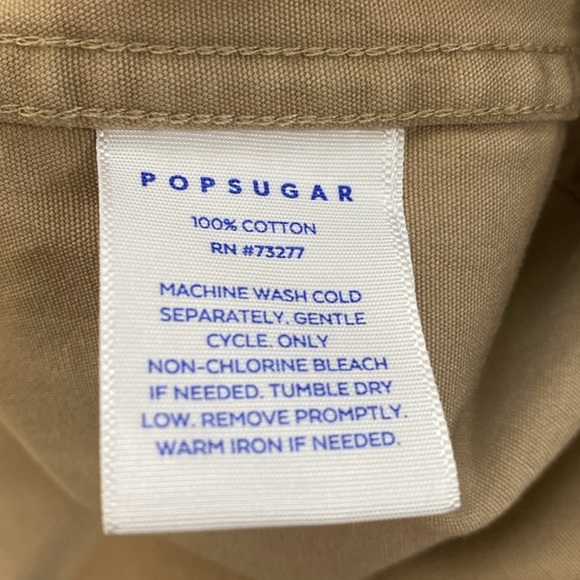 POPSUGAR Hooded Chambray Trench Coat - Picture 8 of 8